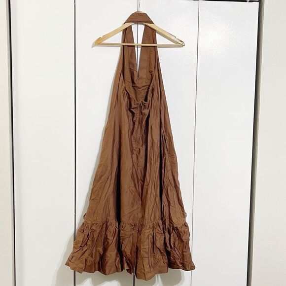 Anthropologie x Nikita Mhaisalkar Flounced Maxi Dress Size 0P - Picture 6 of 6
